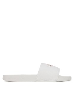 Klapki Calvin Klein Jeans Slide Monogram Wn Logo Ck YW0YW01967 Biały ze sklepu eobuwie.pl w kategorii Klapki damskie - zdjęcie 187339545