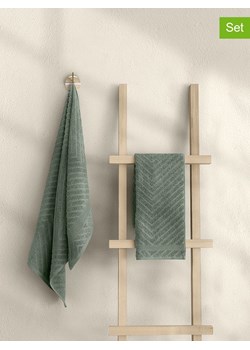 Elizabed 2-częściowy zestaw ręczników w kolorze zielonym ze sklepu Limango Polska w kategorii Ręczniki - zdjęcie 187340427