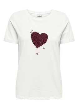 JDY Koszulka w kolorze białym ze sklepu Limango Polska w kategorii Bluzki damskie - zdjęcie 187340445