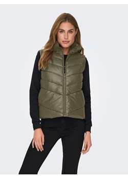 JDY Kamizelka pikowana w kolorze khaki ze sklepu Limango Polska w kategorii Kamizelki damskie - zdjęcie 187340458