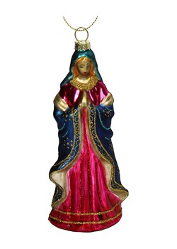 Kersten Ozdoba choinkowa &quot;Madonna Glass&quot; ze wzorem - wys. 15 cm ze sklepu Limango Polska w kategorii Dekoracje bożonarodzeniowe - zdjęcie 187340689