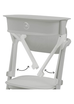 Cybex Wkładka w kolorze szarym do krzesełka &quot;Lemo&quot; ze sklepu Limango Polska w kategorii Fotele dziecięce - zdjęcie 187340839