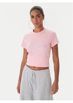 Juicy Couture T-Shirt JCGTK225015 Różowy Slim Fit ze sklepu MODIVO w kategorii Bluzki damskie - zdjęcie 187340988
