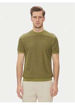 BOSS T-Shirt Jianfranco 50537642 Zielony Regular Fit ze sklepu MODIVO w kategorii Swetry męskie - zdjęcie 187340996