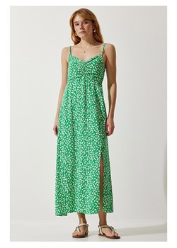 Happiness Istanbul Sukienka w kolorze zielonym ze sklepu Limango Polska w kategorii Sukienki - zdjęcie 187341429
