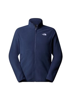 Bluza męska The North Face Glacier Full-Zip Fleece 0A8D0R8K21 - granatowa ze sklepu streetstyle24.pl w kategorii Bluzy męskie - zdjęcie 187343047