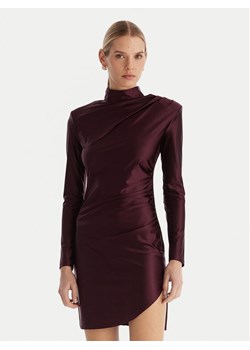 ACCESS FASHION Sukienka koktajlowa 54-3037-170 Bordowy Slim Fit ze sklepu MODIVO w kategorii Sukienki - zdjęcie 187343356