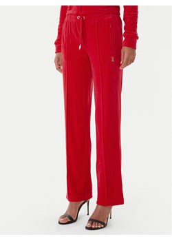 Juicy Couture Spodnie dresowe Tina JCWBJ225307 Czerwony Regular Fit ze sklepu MODIVO w kategorii Spodnie damskie - zdjęcie 187343376