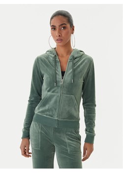 Juicy Couture Bluza Robertson JCAP176 Zielony Slim Fit ze sklepu MODIVO w kategorii Bluzy damskie - zdjęcie 187343396