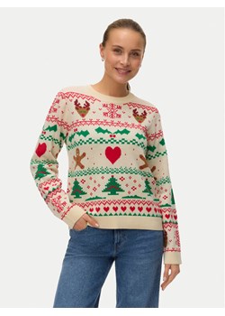 Vero Moda Sweter New Christmas 10334011 Kolorowy Regular Fit ze sklepu MODIVO w kategorii Swetry damskie - zdjęcie 187343415