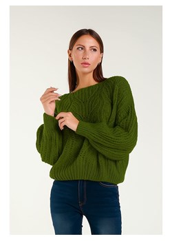 Tamba Sweter w kolorze zielonym ze sklepu Limango Polska w kategorii Swetry damskie - zdjęcie 187344046