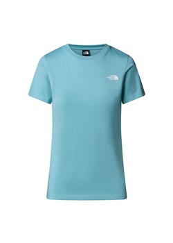 Koszulka damska The North Face Simple Dome 0A87NHBOA1 - niebieskie ze sklepu streetstyle24.pl w kategorii Bluzki damskie - zdjęcie 187344218