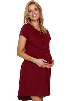 Doctor Nap ciążowa koszula nocna do karmienia TCB.9445.SANGRIA, Kolor burgund, Rozmiar S, Doctor Nap ze sklepu Intymna w kategorii Bielizna ciążowa - zdjęcie 187344307
