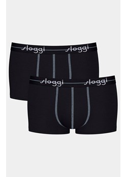 Sloggi 2-pak bokserki męskie bawełniane Start Hipster 10206968-0004, Kolor czarny, Rozmiar M, Sloggi ze sklepu Intymna w kategorii Majtki męskie - zdjęcie 187344577