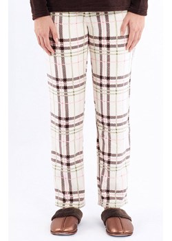 Polarowa piżama damska z napisem brązowa LILIANA, Kolor brązowo-ecru, Rozmiar L, Sorbetto ze sklepu Intymna w kategorii Piżamy damskie - zdjęcie 187344707