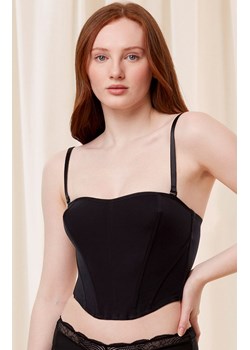 Triumph czarny usztywniany gorset Signature Sheer Corset 10216647, Kolor czarny, Rozmiar L, Triumph ze sklepu Intymna w kategorii Gorsety - zdjęcie 187344885