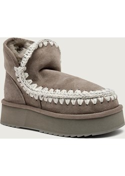 MOU Śniegowce Mini Eskimo Platform | zamsz ze sklepu Gomez Fashion Store w kategorii Śniegowce damskie - zdjęcie 187345677