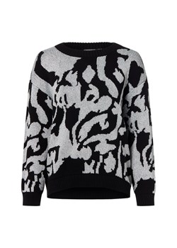 Vila Damski sweter z dzianiny - VIBeca Kobiety Bawełna czarny wzorzysty ze sklepu vangraaf w kategorii Swetry damskie - zdjęcie 187346438