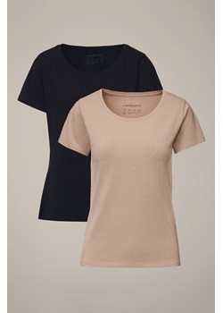 Zestaw 2 Koszulek Damskich z Bawełną Savina ze sklepu Lancerto S.A. w kategorii Bluzki damskie - zdjęcie 187346556