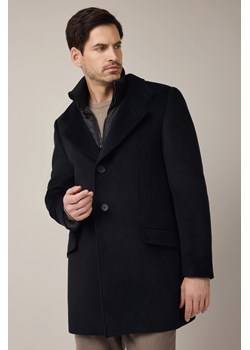 Płaszcz Czarny z Wełną Ebikon ze sklepu Lancerto S.A. w kategorii Płaszcze męskie - zdjęcie 187346615