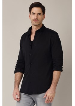 Koszula Czarna Bawełniana Regular Giada ze sklepu Lancerto S.A. w kategorii Koszule męskie - zdjęcie 187346627