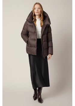 Kurtka Puchowa Brązowa Flyn ze sklepu Lancerto S.A. w kategorii Kurtki i płaszcze damskie - zdjęcie 187346659