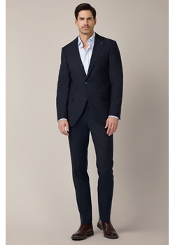 Spodnie z Wełną Granatowe Formal ze sklepu Lancerto S.A. w kategorii Spodnie męskie - zdjęcie 187346698