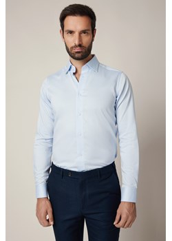 Koszula Błękitna Bawełniana Nicoletta Slim ze sklepu Lancerto S.A. w kategorii Koszule męskie - zdjęcie 187346709