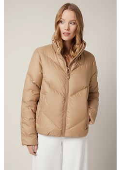 Kurtka Puchowa Camelowa Rorby ze sklepu Lancerto S.A. w kategorii Kurtki i płaszcze damskie - zdjęcie 187346719