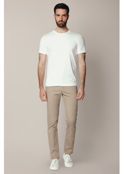 Spodnie Jasnobeżowe 2 Chino z Bawełną Monaco ze sklepu Lancerto S.A. w kategorii Spodnie męskie - zdjęcie 187346735
