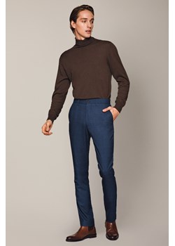 Spodnie Niebieskie w Kratę Jimmy 2 ze sklepu Lancerto S.A. w kategorii Spodnie męskie - zdjęcie 187346736