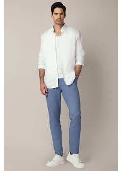 Spodnie Błękitne Chino z Elastycznym Pasem z Bawełną Mikkeli ze sklepu Lancerto S.A. w kategorii Spodnie męskie - zdjęcie 187346737