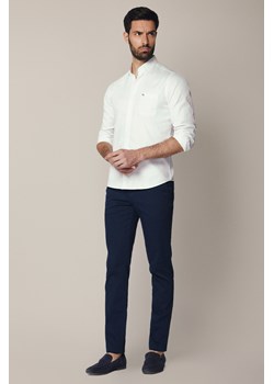 Spodnie Granatowe Chino z Bawełną Maroko ze sklepu Lancerto S.A. w kategorii Spodnie męskie - zdjęcie 187346748