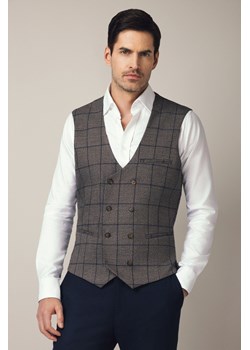 Kamizelka Brązowa w Kratę Subiaco ze sklepu Lancerto S.A. w kategorii Kamizelki męskie - zdjęcie 187346755