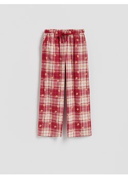 Reserved - Spodnie piżamowe - czerwony ze sklepu Reserved w kategorii Piżamy damskie - zdjęcie 187347046
