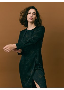 Reserved - Wzorzysta sukienka midi - wielobarwny ze sklepu Reserved w kategorii Sukienki - zdjęcie 187347198