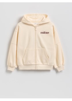 Reserved - Bluza z nadrukiem - kremowy ze sklepu Reserved w kategorii Bluzy dziewczęce - zdjęcie 187347258