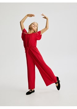Reserved - Strukturalny kombinezon - czerwony ze sklepu Reserved w kategorii Kombinezony dziewczęce - zdjęcie 187347275