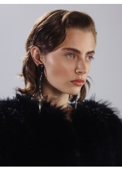 Reserved - Długie wiszące kolczyki - czarny ze sklepu Reserved w kategorii Kolczyki - zdjęcie 187347479