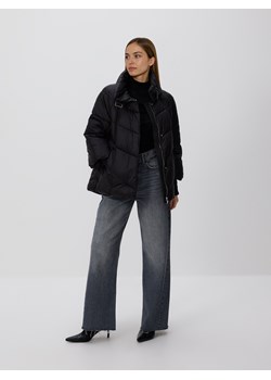 Reserved - Pikowana kurtka z wysokim kołnierzem - czarny ze sklepu Reserved w kategorii Kurtki damskie - zdjęcie 187347558