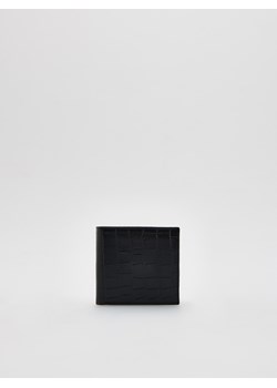 Reserved - Portfel z imitacji skóry - czarny ze sklepu Reserved w kategorii Portfele męskie - zdjęcie 187347667