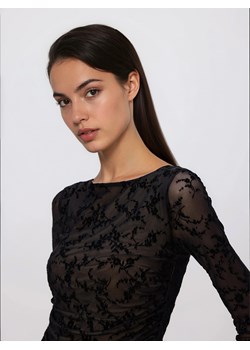 Reserved - Siateczkowa bluzka - czarny ze sklepu Reserved w kategorii Bluzki damskie - zdjęcie 187347795