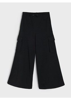 Sinsay - Spodnie wide leg - czarny ze sklepu Sinsay w kategorii Spodnie dziewczęce - zdjęcie 187348387