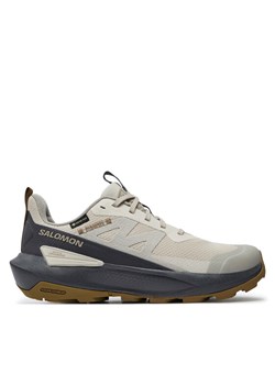 Trekkingi Salomon Elixir Activ Gore-Tex L47691600 Szary ze sklepu eobuwie.pl w kategorii Buty trekkingowe damskie - zdjęcie 187348407