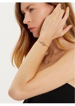 Bransoletka Tory Burch Interlocking Wishbone Bracelet 163709 Złoty ze sklepu eobuwie.pl w kategorii Bransoletki - zdjęcie 187348437