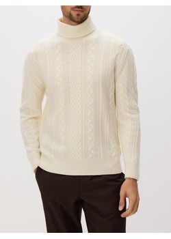 Reserved - Sweter z wełną - złamana biel ze sklepu Reserved w kategorii Swetry męskie - zdjęcie 187349398