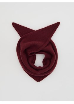 Reserved - Szal z wełną i kaszmirem - burgundowy ze sklepu Reserved w kategorii Szaliki i chusty damskie - zdjęcie 187349456