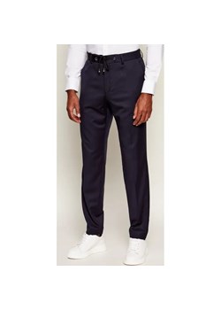 BOSS BLACK Wełniane spodnie H-Genius-DS-B1 | Slim Fit ze sklepu Gomez Fashion Store w kategorii Spodnie męskie - zdjęcie 187350785