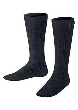 Falke Skarpety &quot;Ajour&quot; w kolorze czarnym ze sklepu Limango Polska w kategorii Skarpetki dziecięce - zdjęcie 187351199
