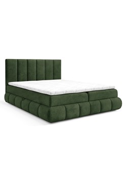 Zielone pikowane łóżko kontynentalne 5 rozmiarów F7-T25 ze sklepu Edinos.pl w kategorii Łóżka i materace - zdjęcie 187352155